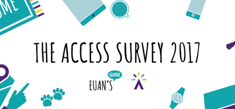 Graphic with text "The Access Survey 2017".