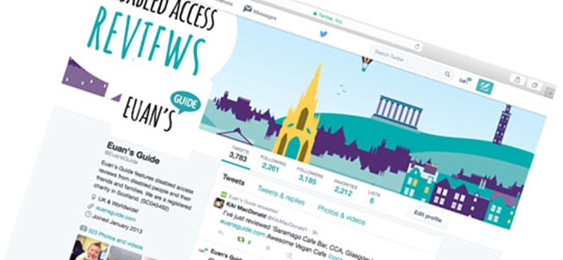 A screenshot of our Twitter page.